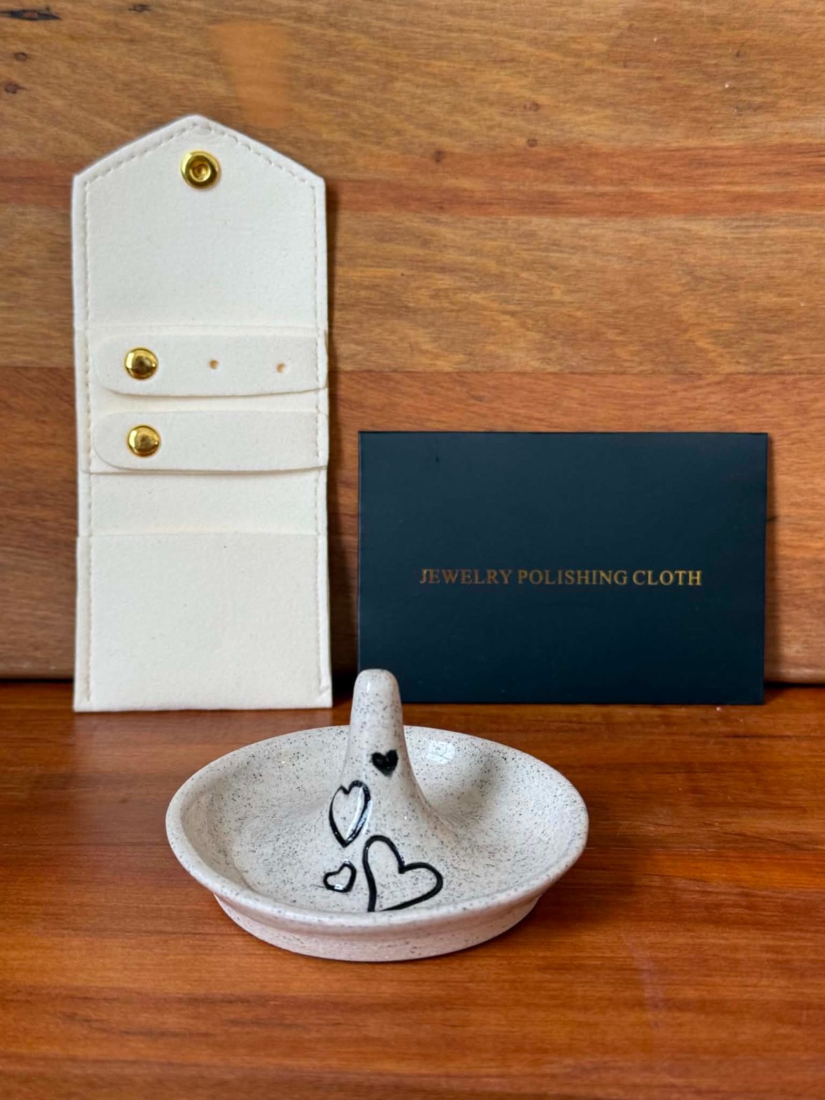 Black Hearts Ring Dish