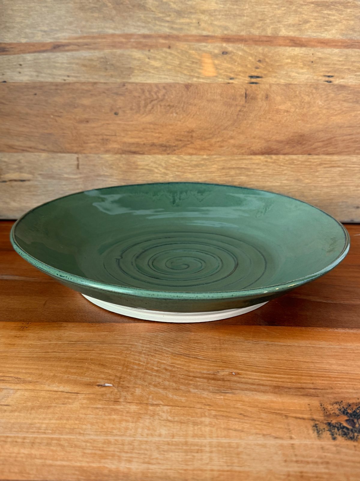 Green Deep Dish Plate